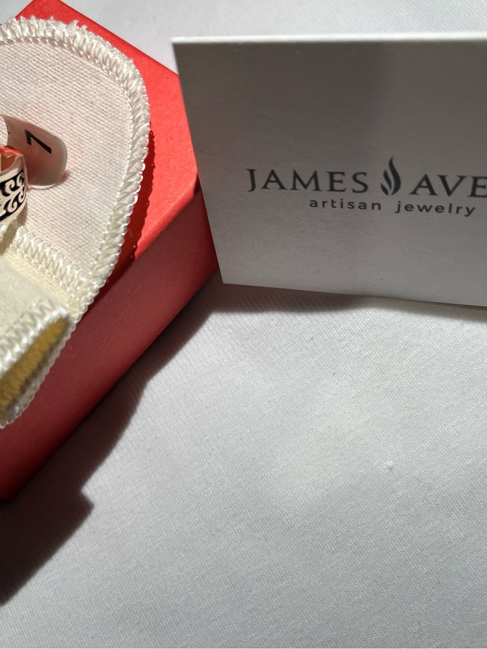 James avery adoree 925 AMETHYST RING size 7 -NEW WITH BOX. - Picture 5 of 12